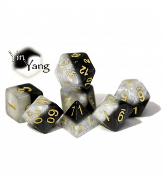 Halfsies Dice: Yin Yang - Upgraded Dice Case