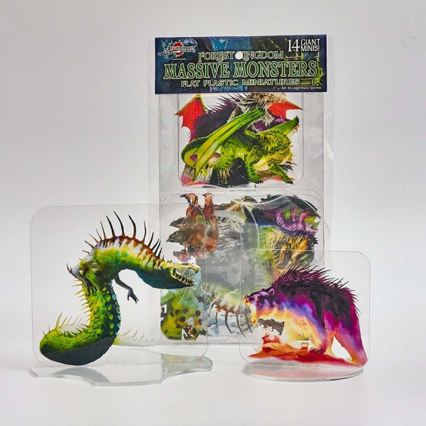 Flat Plastic Miniatures: Forest Kingdoms Massive Monsters