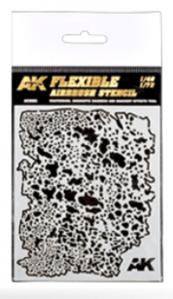 AK-Interactive: Flexible Airbrush Stencil (1/48, 1/72)