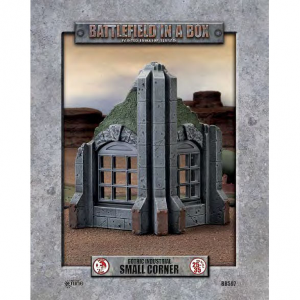 Battlefield in a Box: Gothic Industrial - Small Corner (1) 30mm