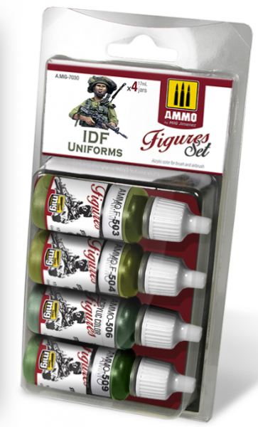AMMO: Acrylic Paint Set - (Figure) IDF Uniforms