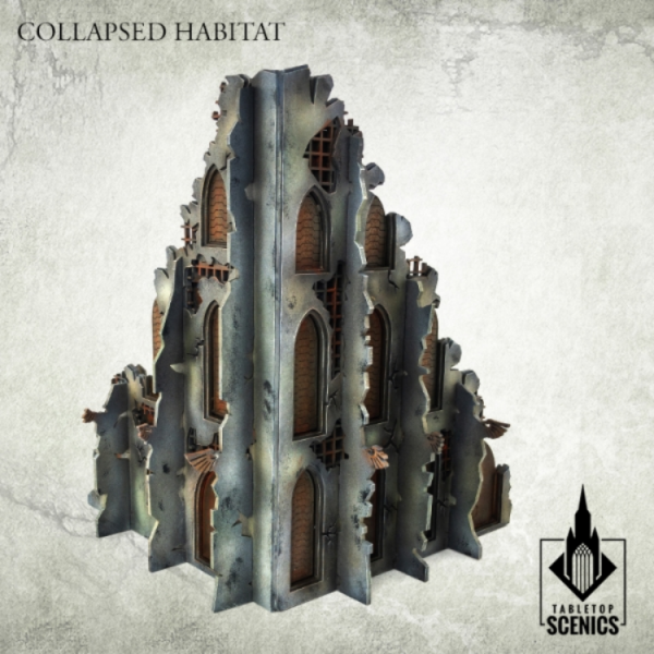 Kromlech Tabletop Scenics: Collapsed Habitat