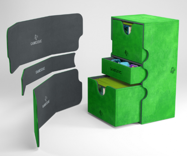 Gamegenic: Stronghold Deck Box 200+ Convertible - Green