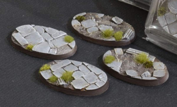 Temple Resin Bases: Oval 60mm (x4)