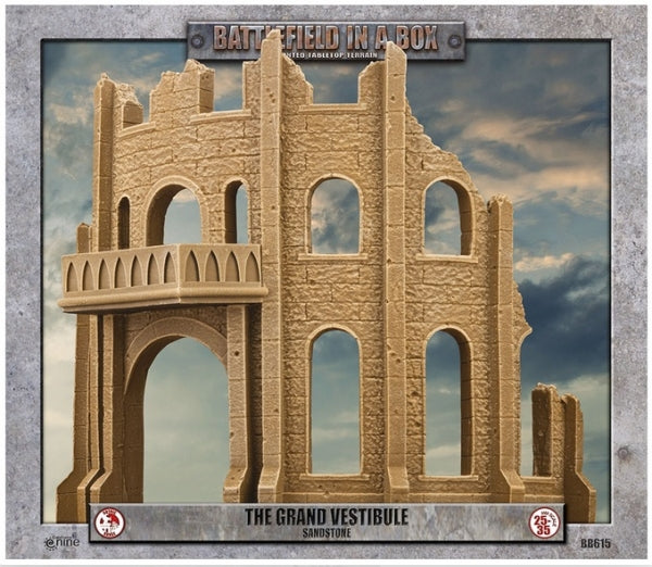 Battlefield in a Box: Gothic Battlefields - Grand Vestibule - Sandstone (x1) - 30mm