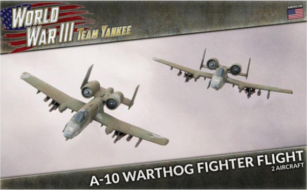 Team Yankee: (USA) A-10 Warthog Fighter Flight (x2 Plastic)