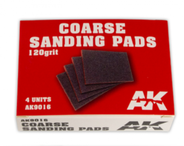 AK-Interactive: Coarse Sanding Pads 120 grit (4)