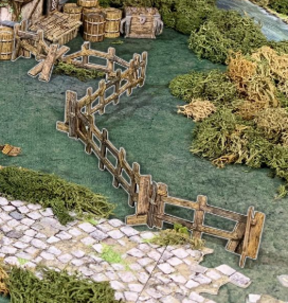 Battle Systems: Wooden Fencing (48'')