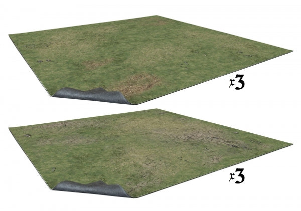 Battle Systems: Grassy Fields 6'x4' Gaming Table Mats