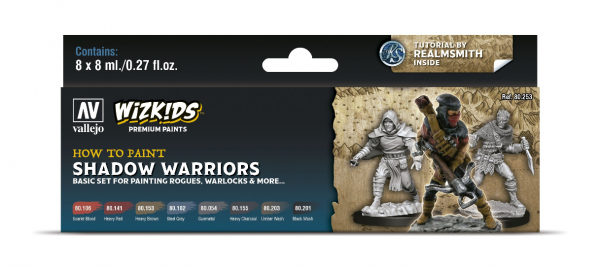 Wizkids Premium by Vallejo: Shadow Warriors Paint Set