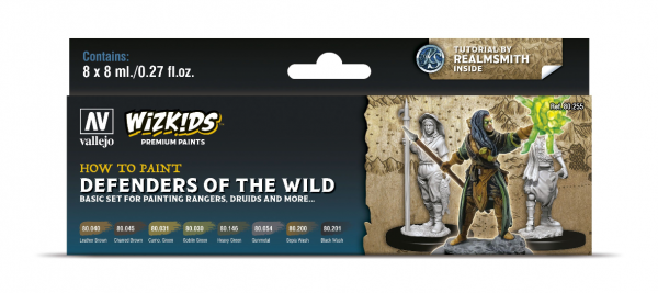 Wizkids Premium by Vallejo: Defenders of the Wild Paint Set