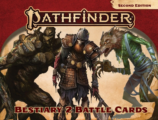 Pathfinder (P2): Bestiary 2 Battle Cards (Accessory)