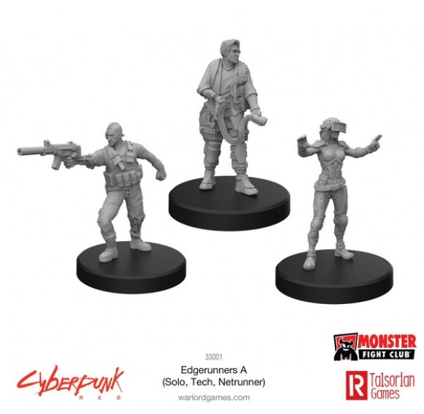 Cyberpunk Red RPG: Edgerunners A - Solo, Tech, and Netrunner