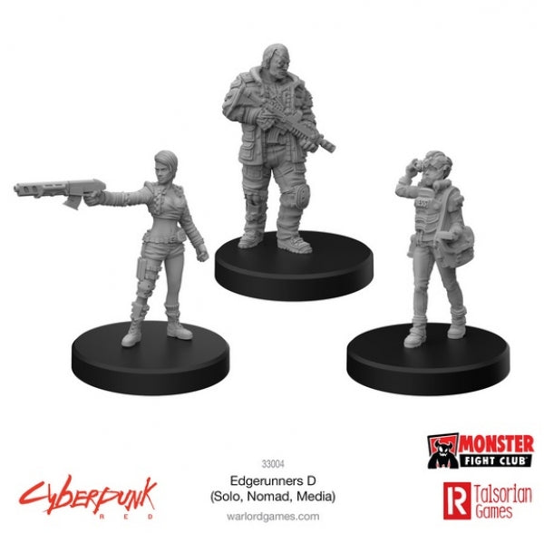 Cyberpunk Red RPG: Edgerunners D - Solo, Nomad, and Media