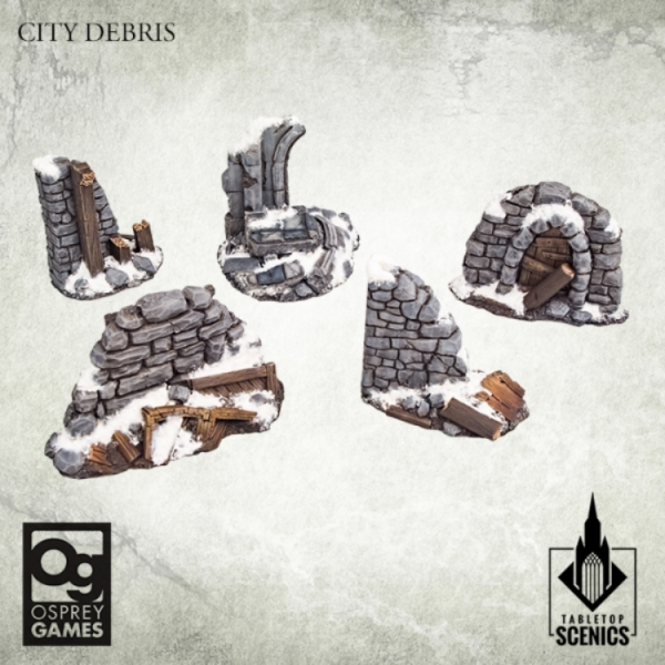 Kromlech Tabletop Scenics: City Debris [Frostgrave] (5)