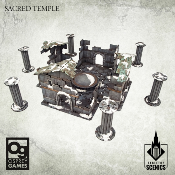 Kromlech Tabletop Scenics: Sacred Temple [Frostgrave]