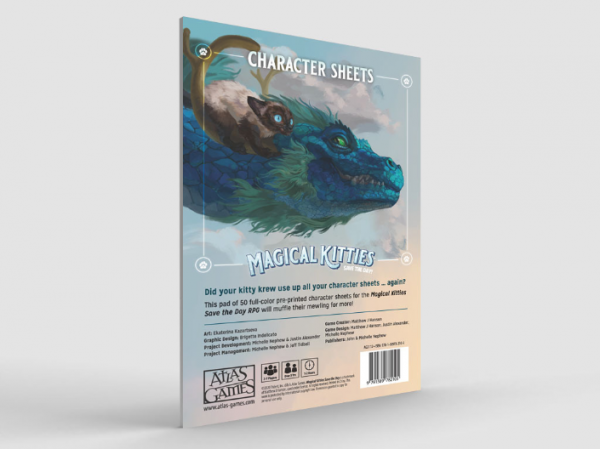 Magical Kitties Save the Day RPG: Character Sheets