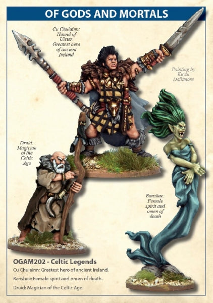 Of Gods And Mortals: Celtic Legends - Cu Culainn, Banshee & Druid Box Set