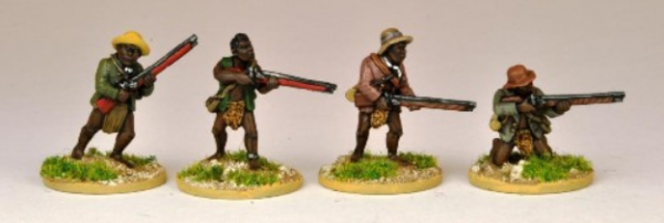 28mm Historical: Northstar Africa - Matabele Rebels Firing Muskets (4)