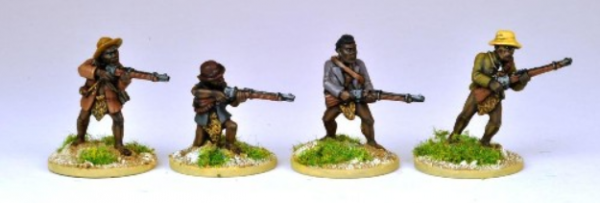 28mm Historical: Northstar Africa - Matabele Rebels Firing Rifles (4)