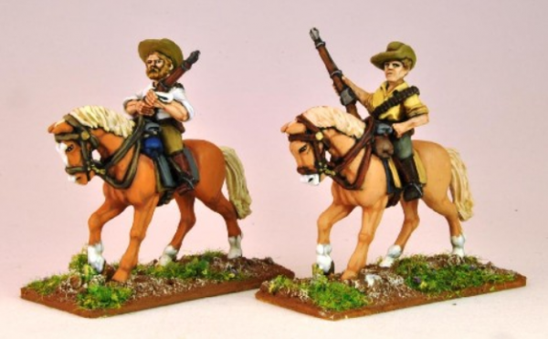 28mm Historical: Northstar Africa - BSAC Mounted Troopers Armed with Rifles (2)