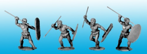 28mm Historical: Northstar Africa - Congo Tribal Spearmen (4)