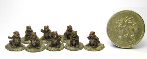 28mm: Animals - Beavers (8)