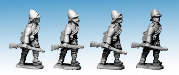 Artizan Designs: Highlanders Marching, Rifle at Trail (4) (2nd Afghan War)