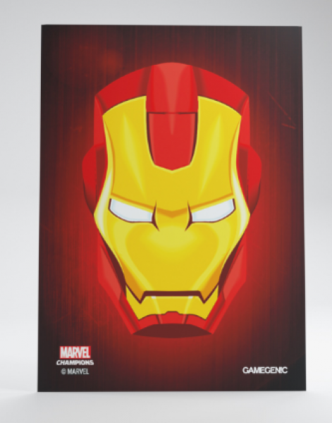 Gamegenic: Marvel Champions Art Standard Size Sleeves - Iron Man (50)
