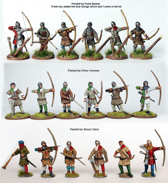 28mm Hundred Years War: (British) English Army 1415-1429 (36)