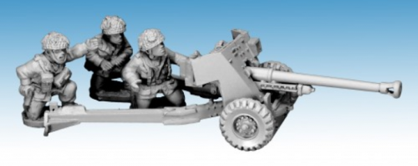 Crusader Miniatures: British paratrooper 6 Pdr AT Gun & 3 Crew