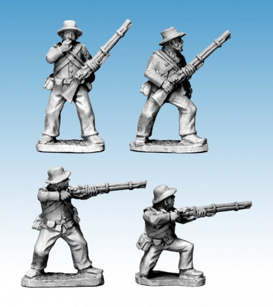 Crusader Miniatures: American Civil War - Infantry Shirt & Hat Skirmishing (4)
