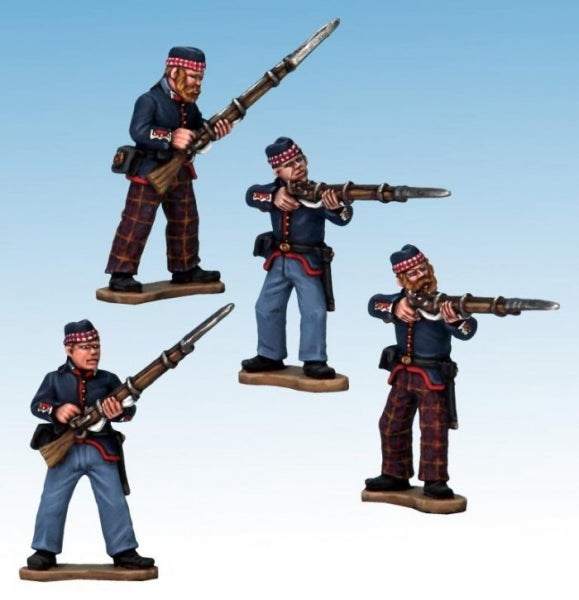 Crusader Miniatures: American Civil War - 79th New York Volunteer Infantry (4)