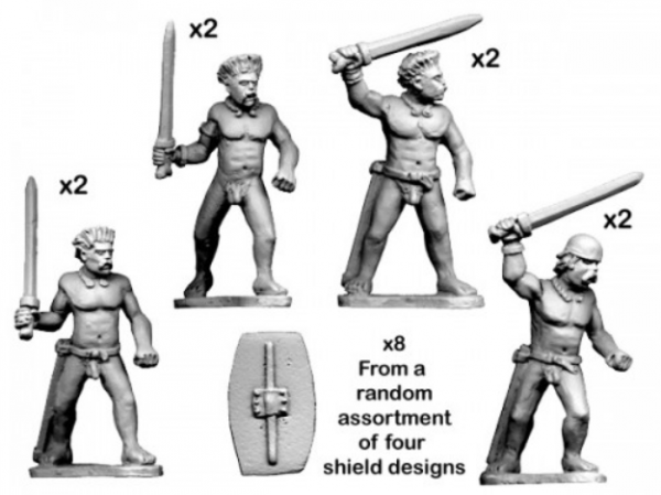 Crusader Miniatures: Ancient Celt Fanatics (8)