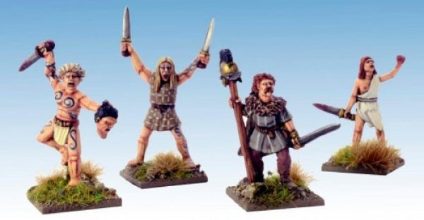 Crusader Miniatures: Ancient Celtic Religious Fanatics (4)