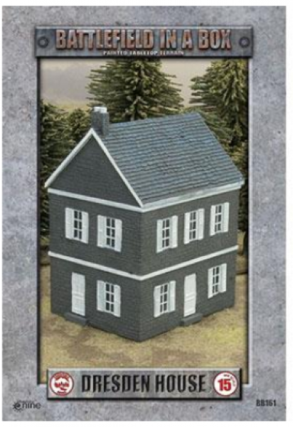 Battlefield in a Box: European House - Dresden (x1) - WWII 15mm