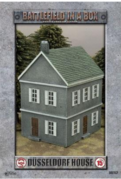 Battlefield in a Box: European House - Düsseldorf (x1) - WWII 15mm
