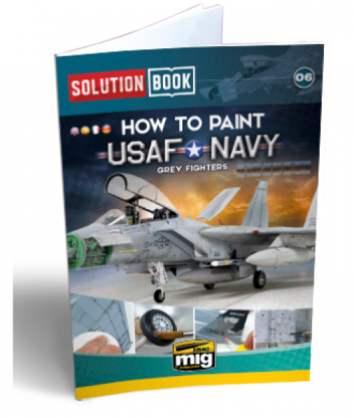 AMMO: Solution Book - How to Paint USAF Navy Grey Fighters
