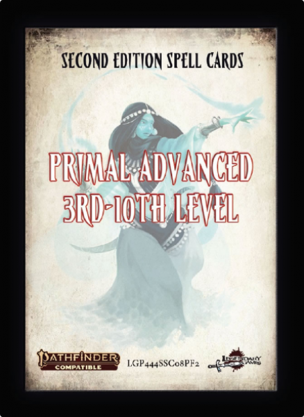 Pathfinder (P2) RPG: Spell Cards - Primal Advanced