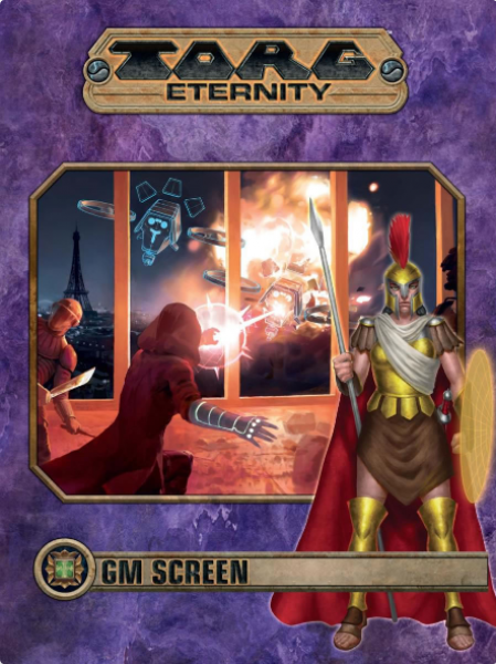 TORG Eternity RPG: Cyberpapacy GM Screen & Archetypes