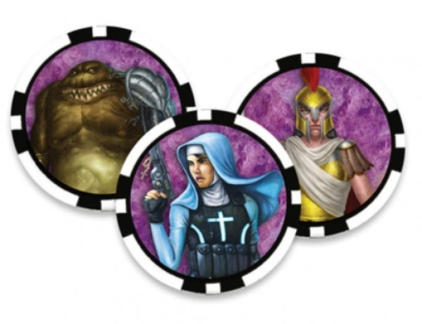 TORG Eternity RPG: Cyberpapacy Possibility Tokens (30)