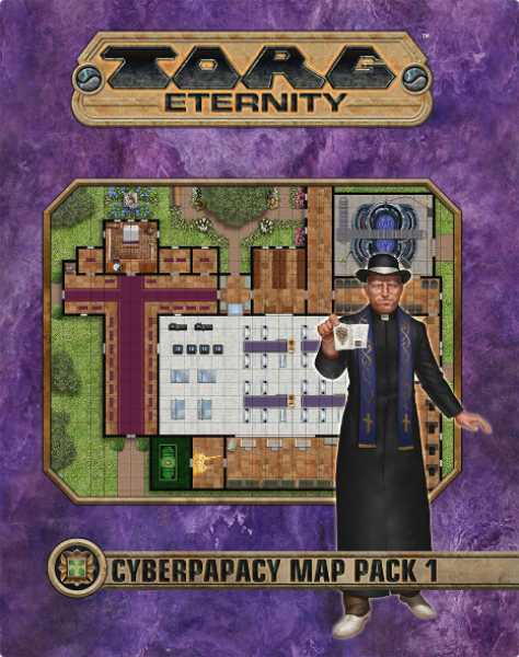 TORG Eternity RPG: Cyberpapacy Map Pack 1