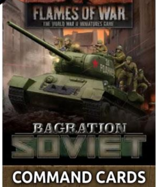 Flames Of War (WWII): Bagration - Soviet Command Cards (42 Cards)