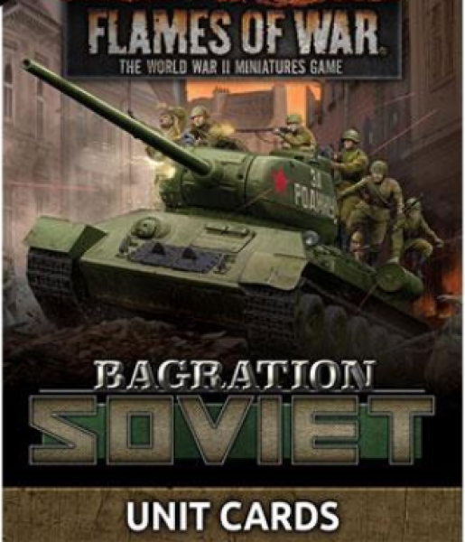 Flames Of War (WWII): Bagration - Soviet Unit Cards (67 Cards)