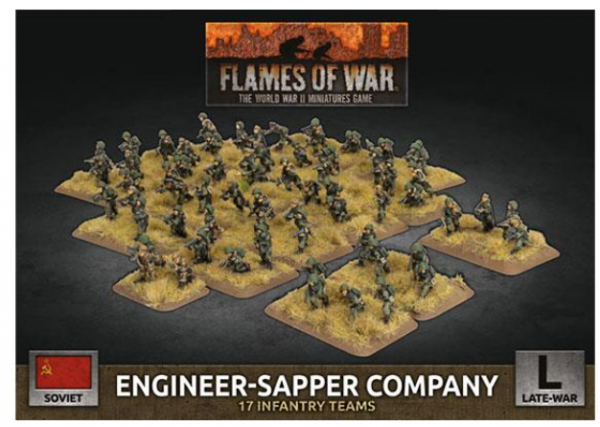 Flames Of War (WWII): (Soviet) Engineer-Sapper Company (x67 Plastic)