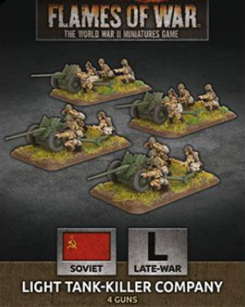 Flames Of War (WWII): (Soviet) Light Tank-Killer Company (x4 Plastic)