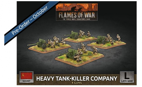 Flames Of War (WWII): (Soviet) Heavy Tank-Killer Company (x4 Plastic)