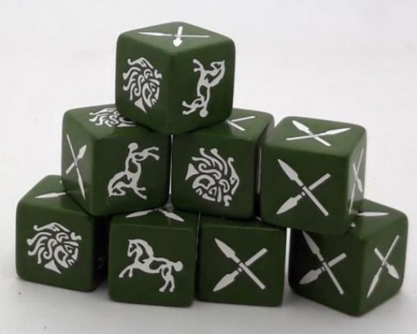 Saga Faction Dice: Barbarian Gauls Numidians (8)