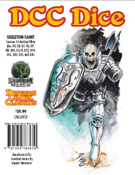 Dungeon Crawl Classics RPG: DCC Dice - Skeleton Saint