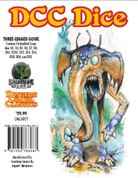 Dungeon Crawl Classics RPG: DCC Dice - Three Legged Gowl